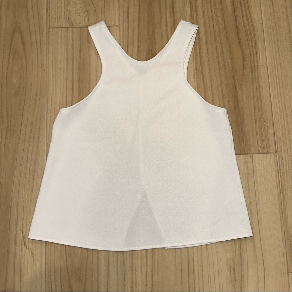 White tank top